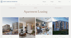 Desktop Screenshot of apartments.naproperties.com